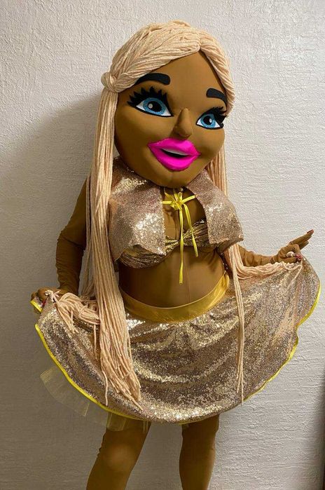 Танцующие куклы, поздравление.Ростовая кукла.Шары с гелием.Аниматоры