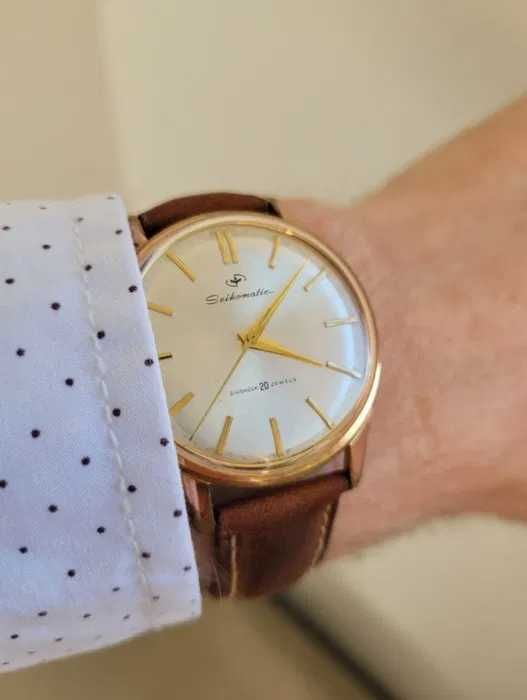Zegarek SEIKO złocony