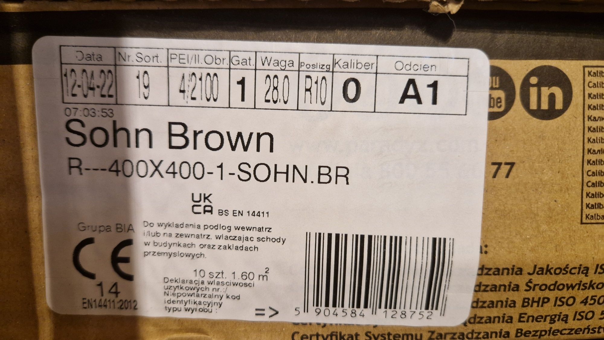 Gres mrozoodporny Sohn Brown Paradyż