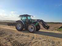 Deutz Fahr Agrotron K420 z turem+łyżka/ miękka oś bardzo dobry stan