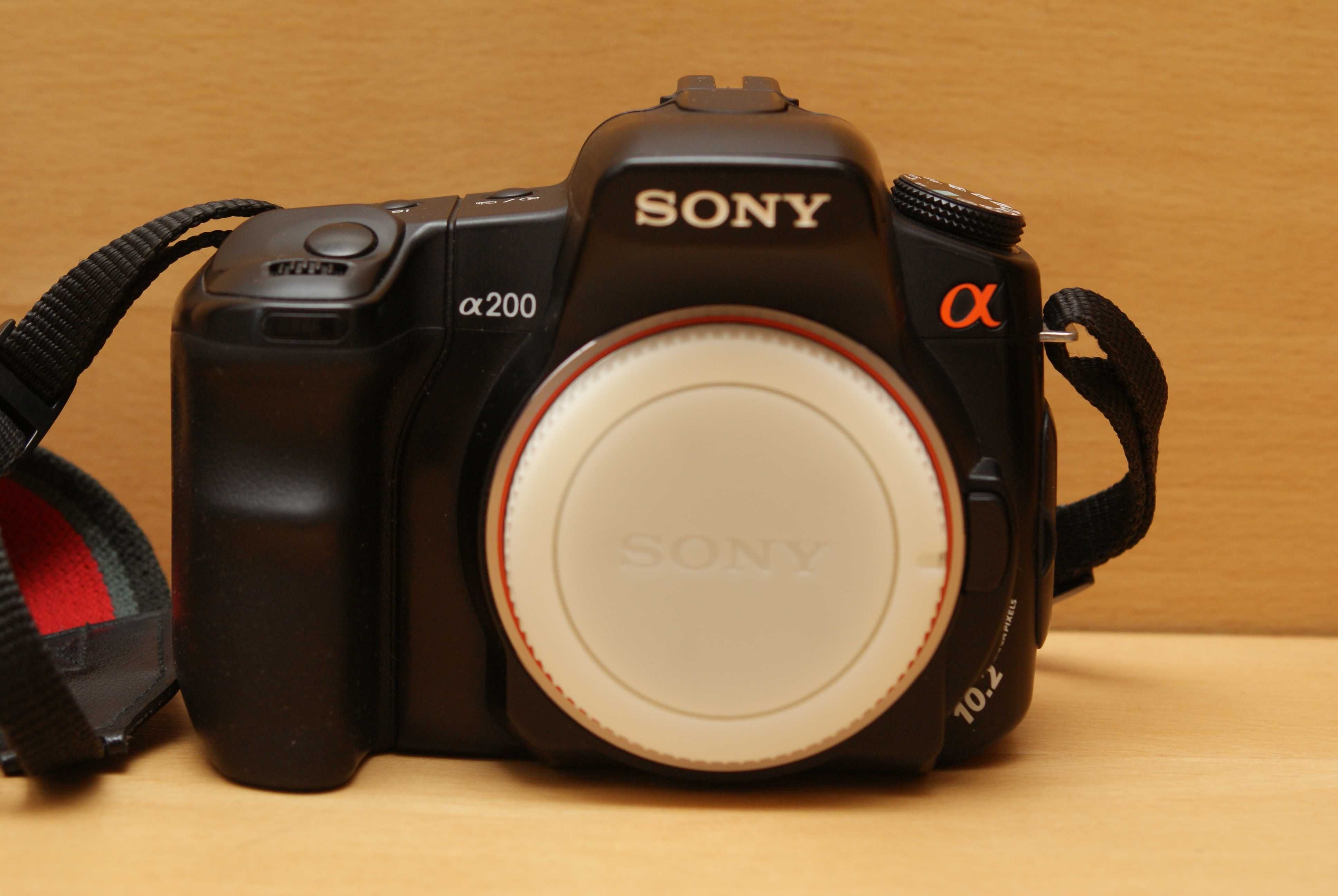 Sony Alpha 200 body aparat fotograficzny.