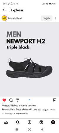 Keen Newport H2 triple black