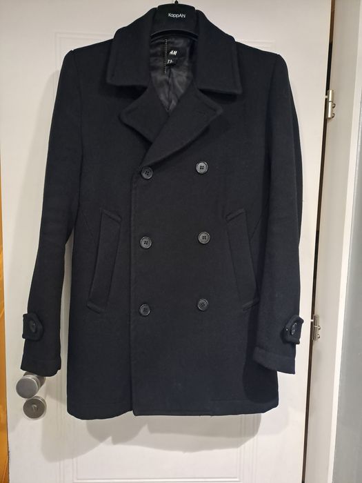 Płaszcz jesienno-wiosenny H&M, męski, stan idealny
