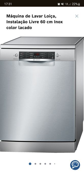 Máquina de Lavar Loiça Bosch 12 Conjuntos ver descrição