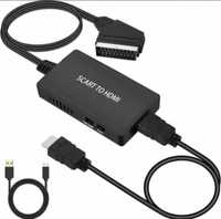 Konwerter adapter wideo SCART na HDMI HD