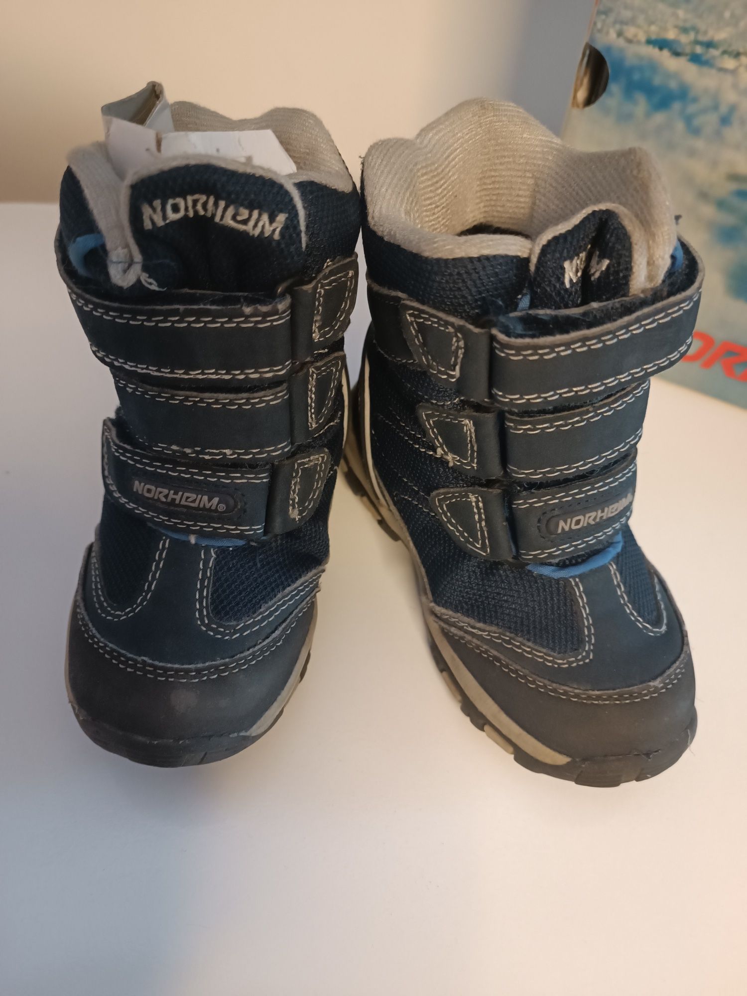 Norheim Rewelacyjne Buty Zimowe Chłopięce Nieprzemakalne BDB+ 23