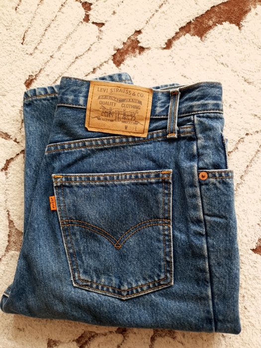 Spodnie jeansowe Levis 726 02 W31 L30 rok 1995 vintage retro
