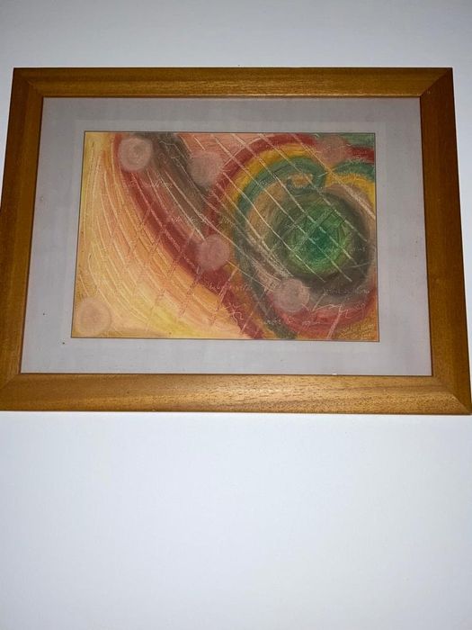 Quadro abstrato médio