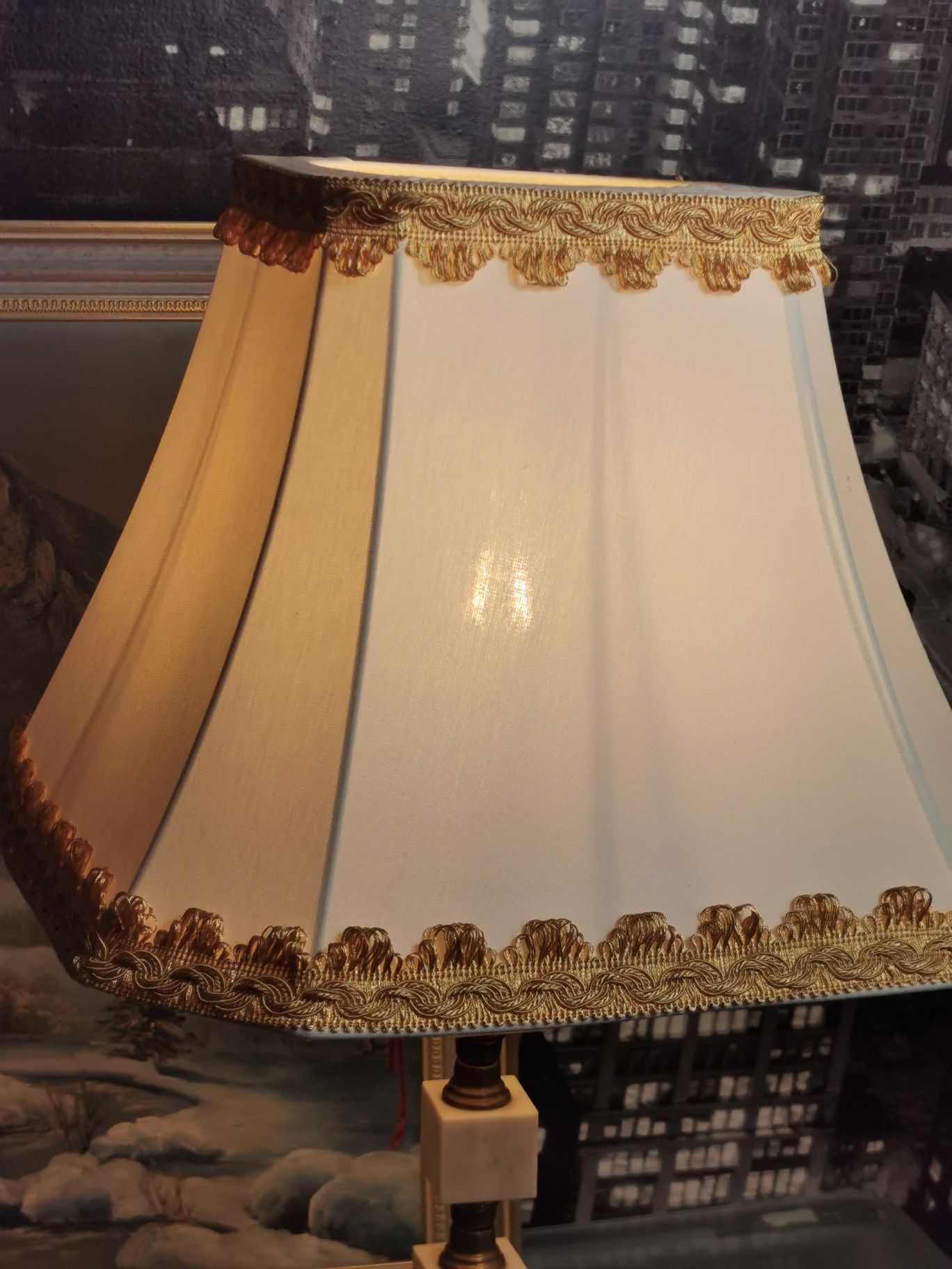63cm Włoska lampa art'deco