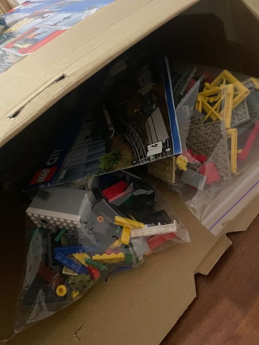 Lego city вантажний потяг залізниця