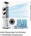 Wentylator, schładzacz, oczyszczacz i nawilżacz powietrza. Klimator