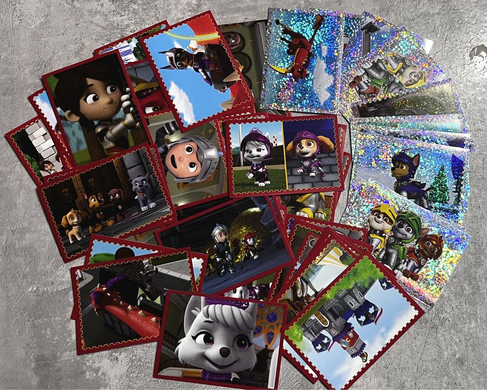 Наклейки panini в журнал «Щенячий патруль»