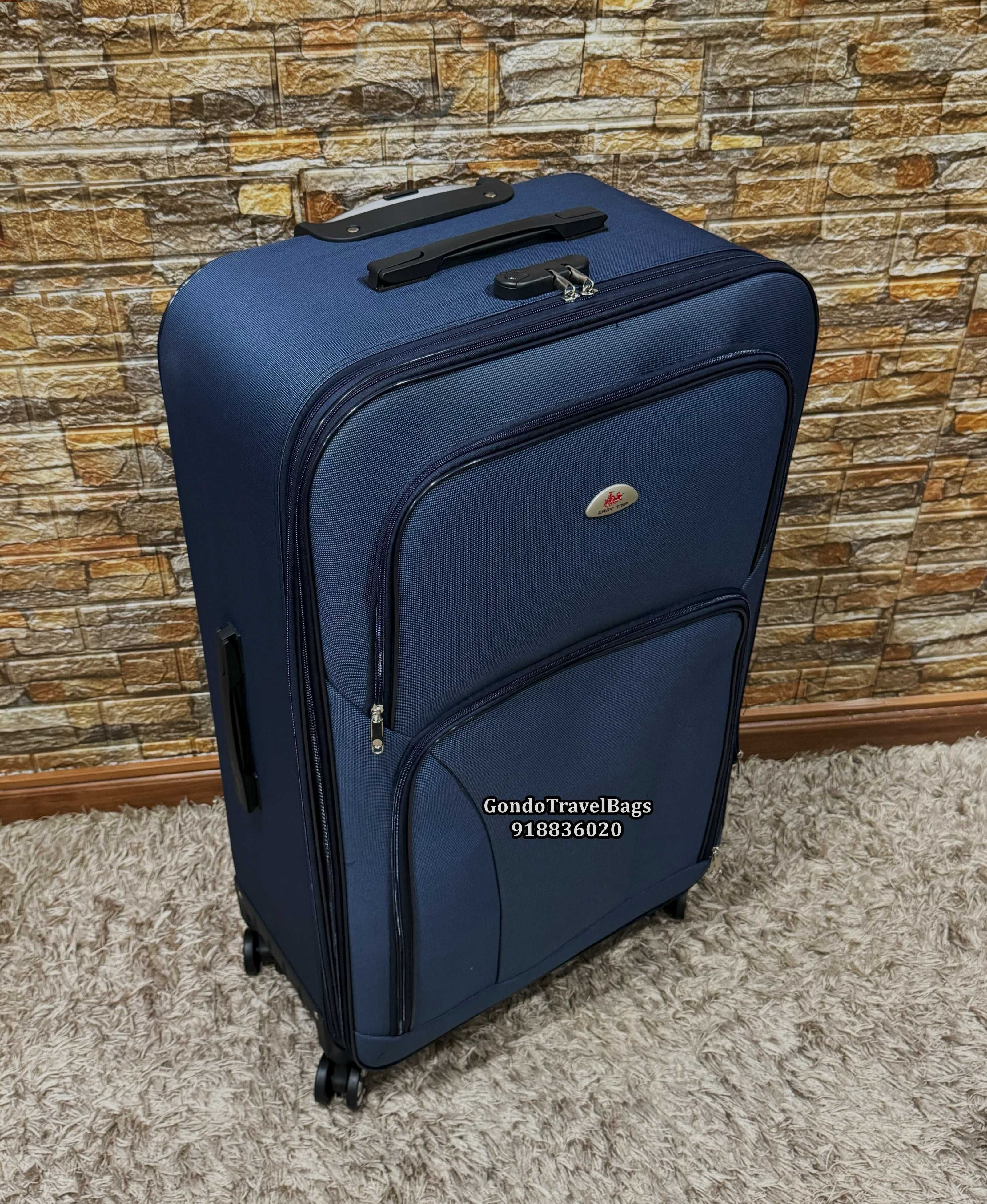 Mala Porão Média 23Kg Poliéster/Tecido - NOVAS - Trolley Viagem