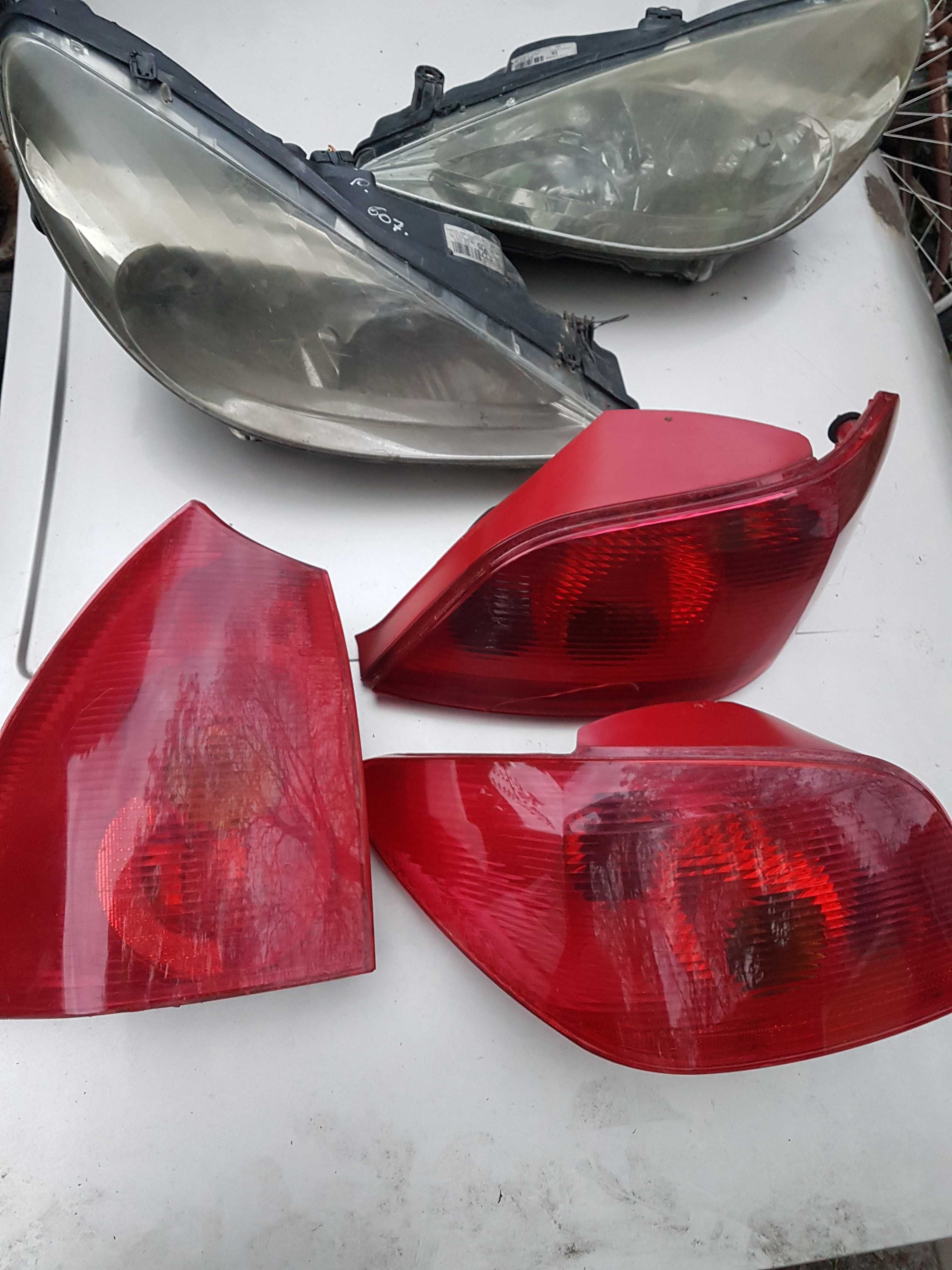 Peugeot 307 607 Reflektor lampa tylna zewnętrzna wewnętrzna prawa lewa