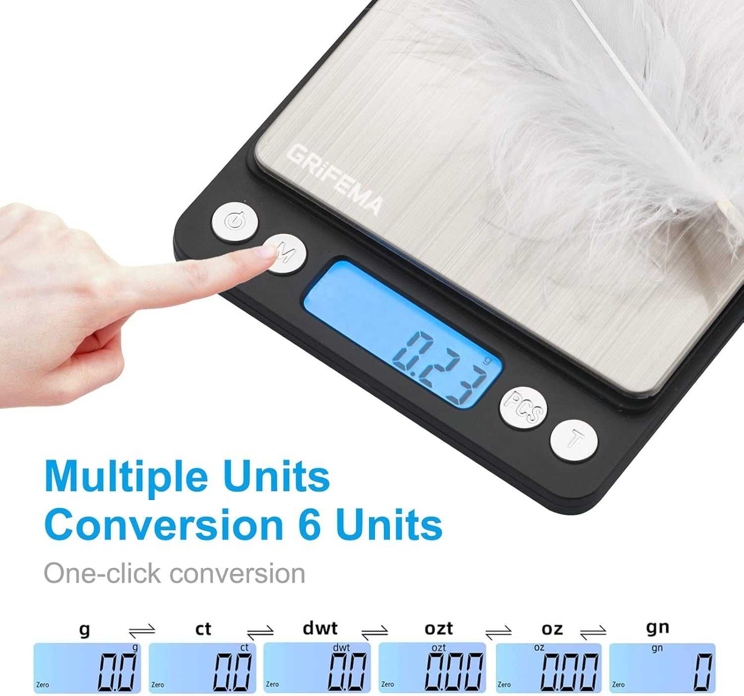 Balança de cozinha com ecrã LCD, digital - NOVO