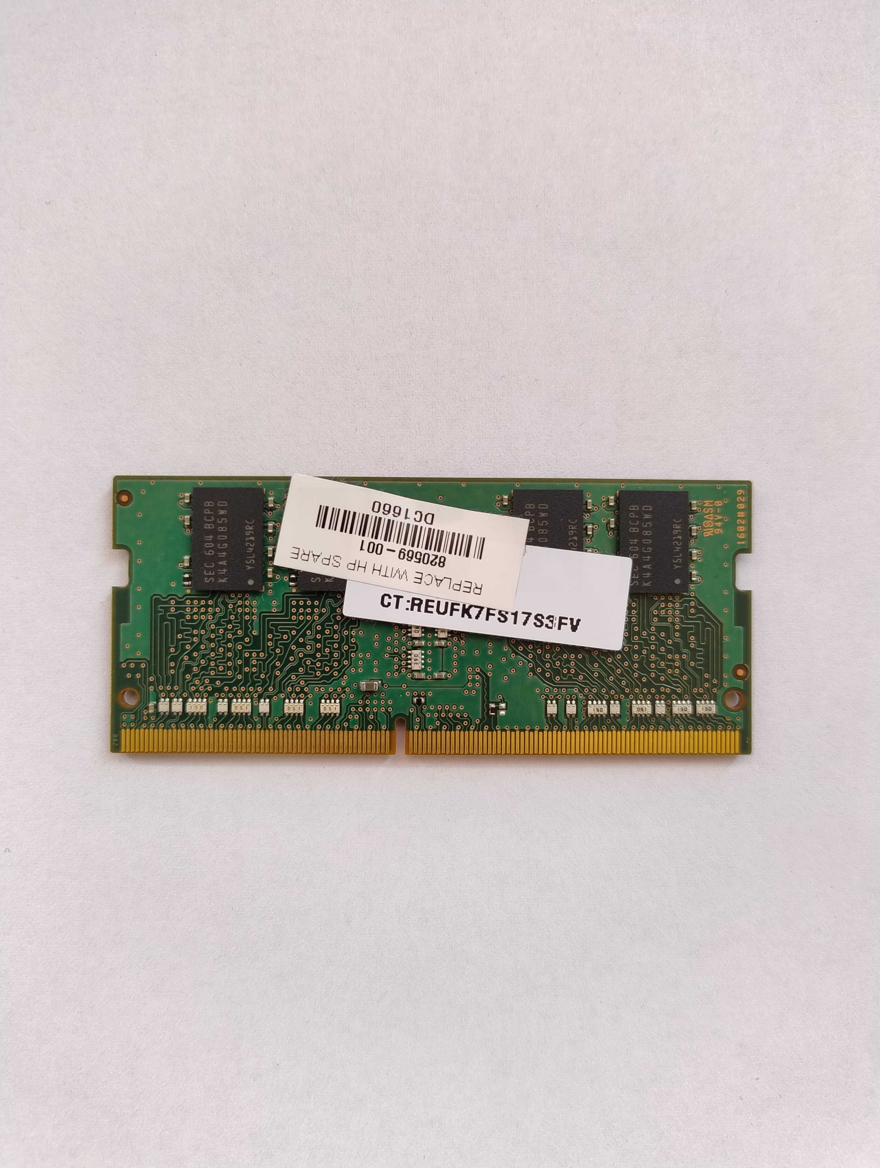 Samsung 4 GB SO-DIMM DDR4 оперативна пам'ять для ноутбука