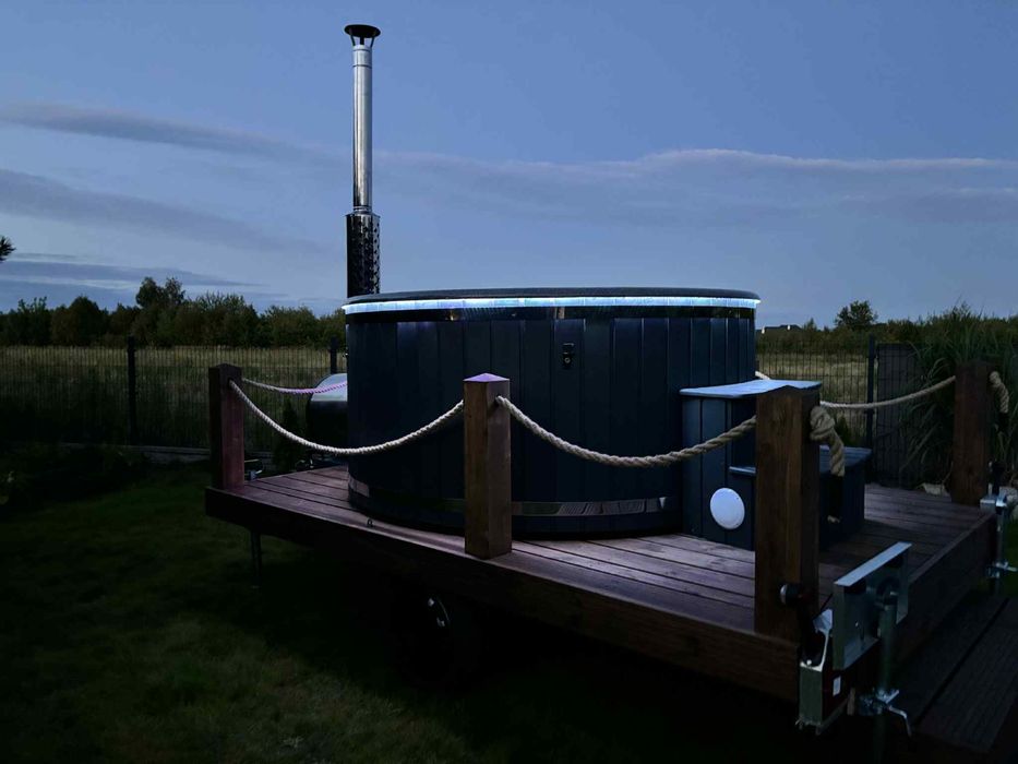 Relax na kółkach mobilna balia jacuzzi na wynajm