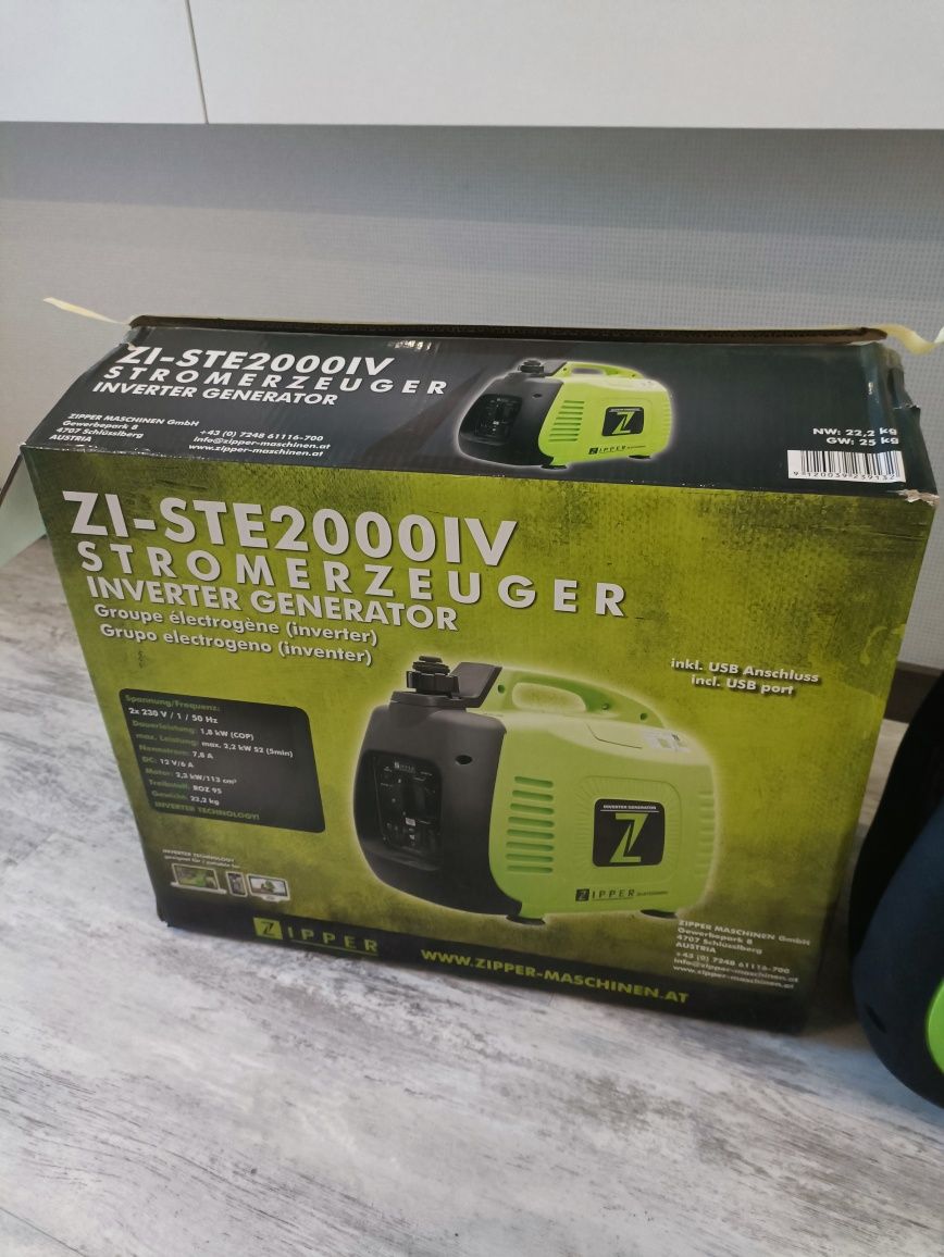 Продам новый инверторный генератор Zipper zi-ste2000iv
