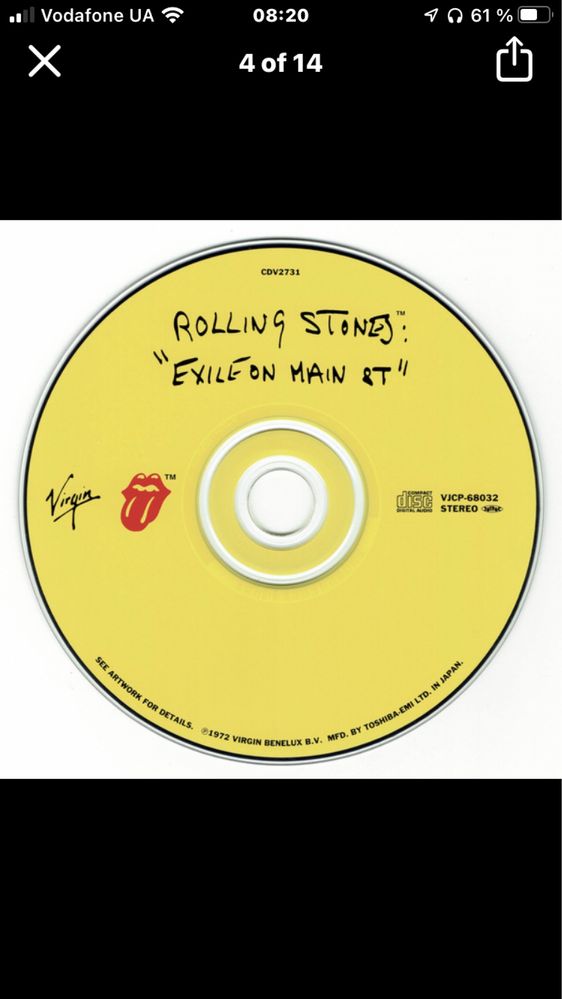 The Rolling Stones - Exile On Main St cd japan