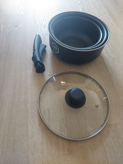 Garnki MG home Magda Gessler + 3 szt rączka + gratis pokrywka