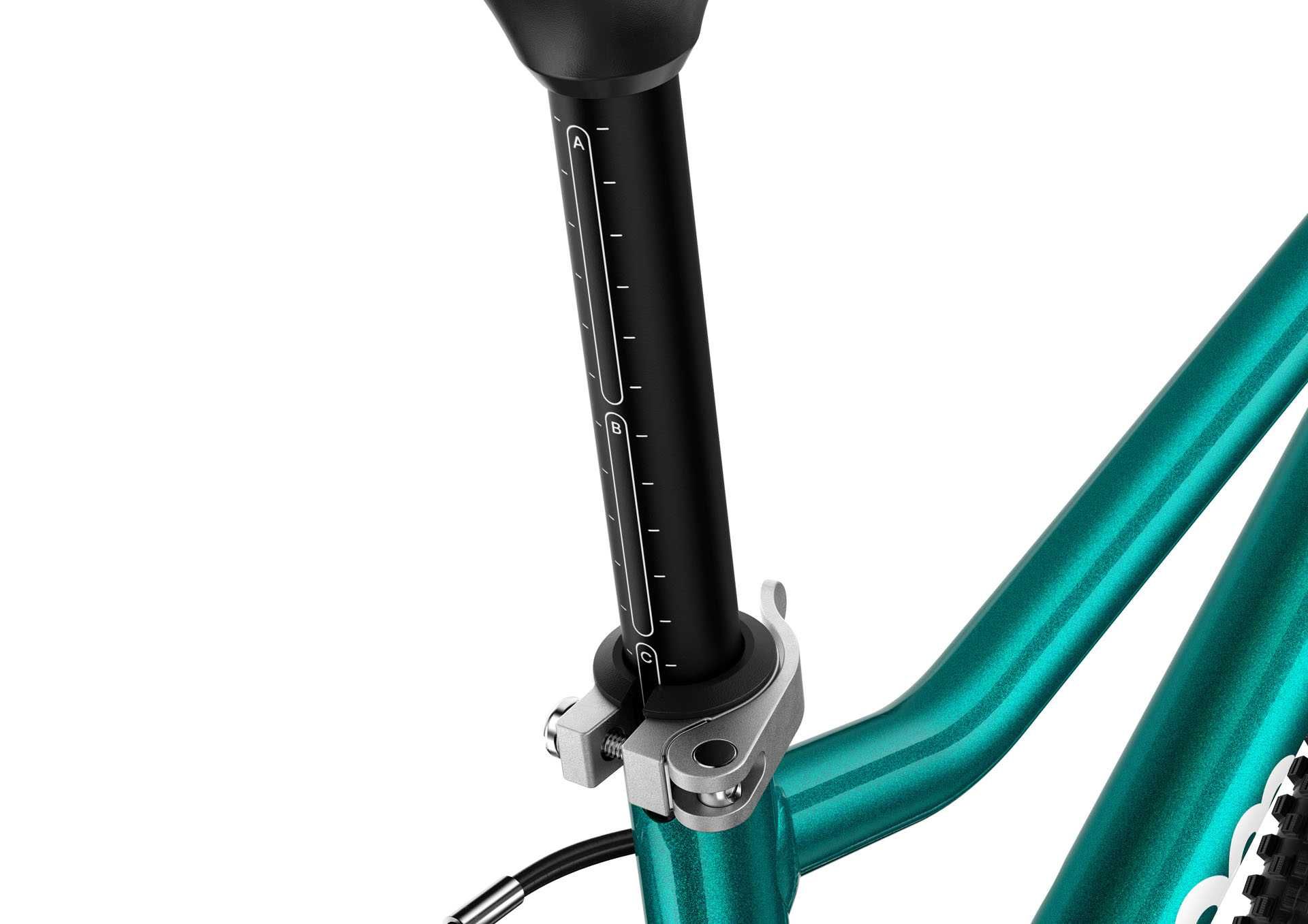 woom 4 GO - turkusowy metallic turquoise - Rowermojezycie.pl
