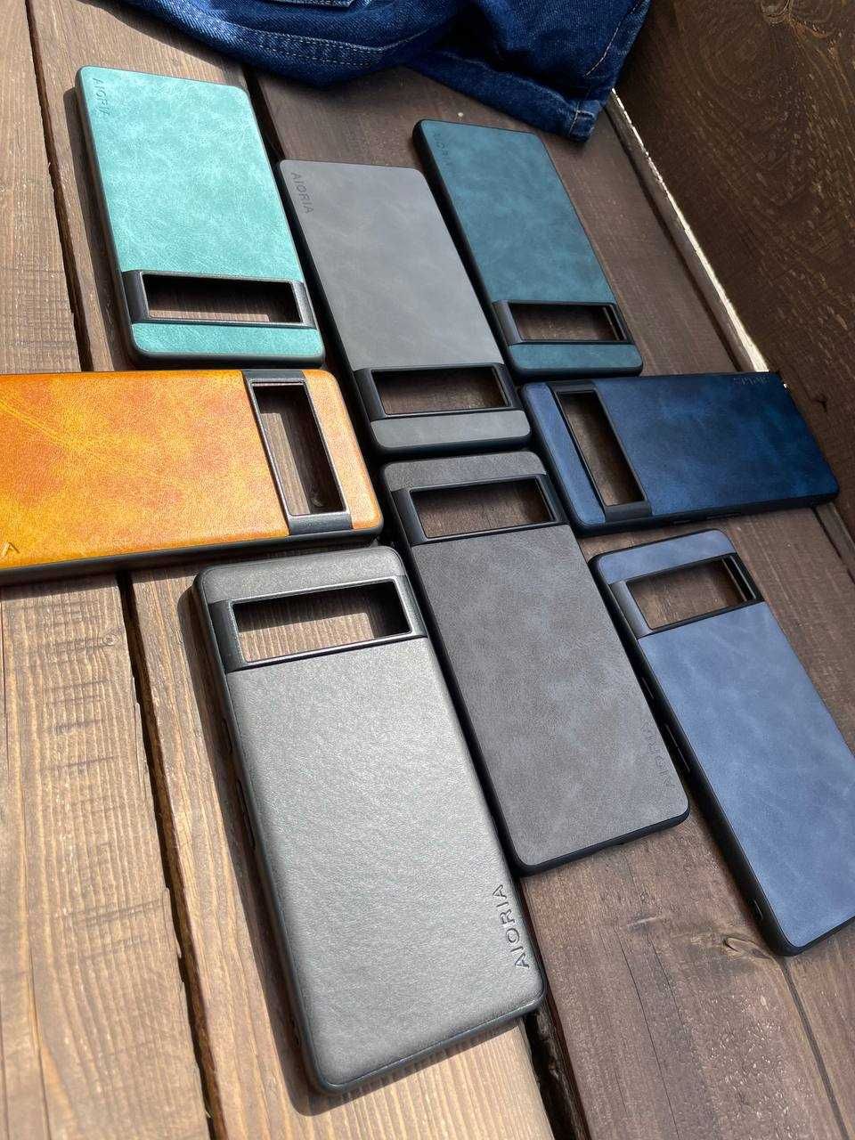 Противоударный чехол все модели Google Pixel 6 Pro Leather AIORIA