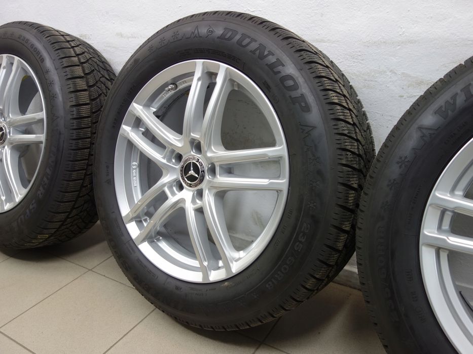 5x112 235/60R18 Koła zimowe Mercedes GLC Dunlop JakNowe 4x8 24r tpms