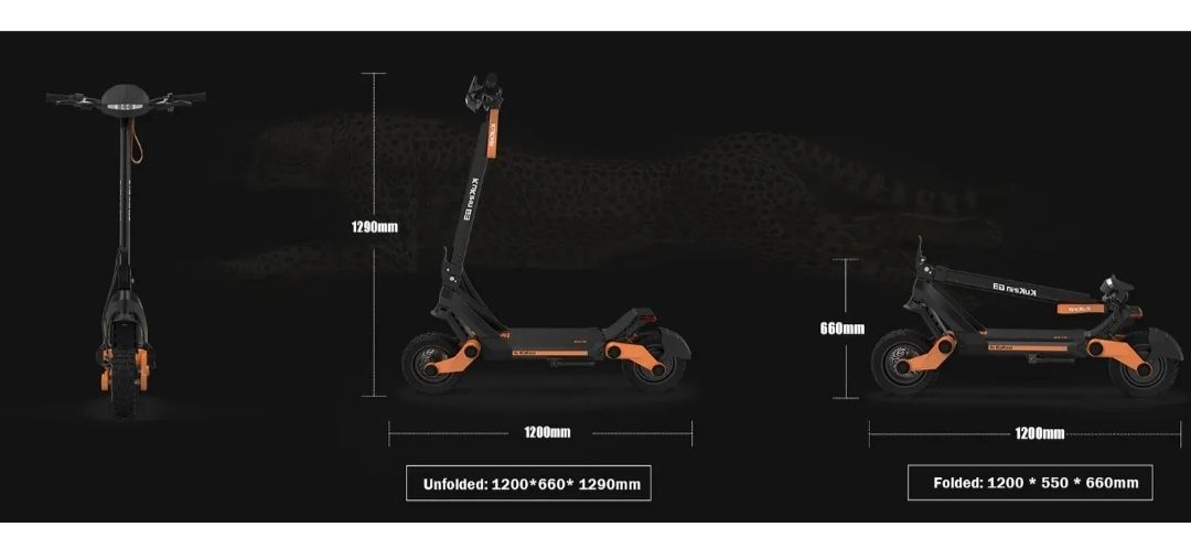 KuKirin  hulajnoga Elektryczna   G3 1200W 50km/h 18AH 70km 2025