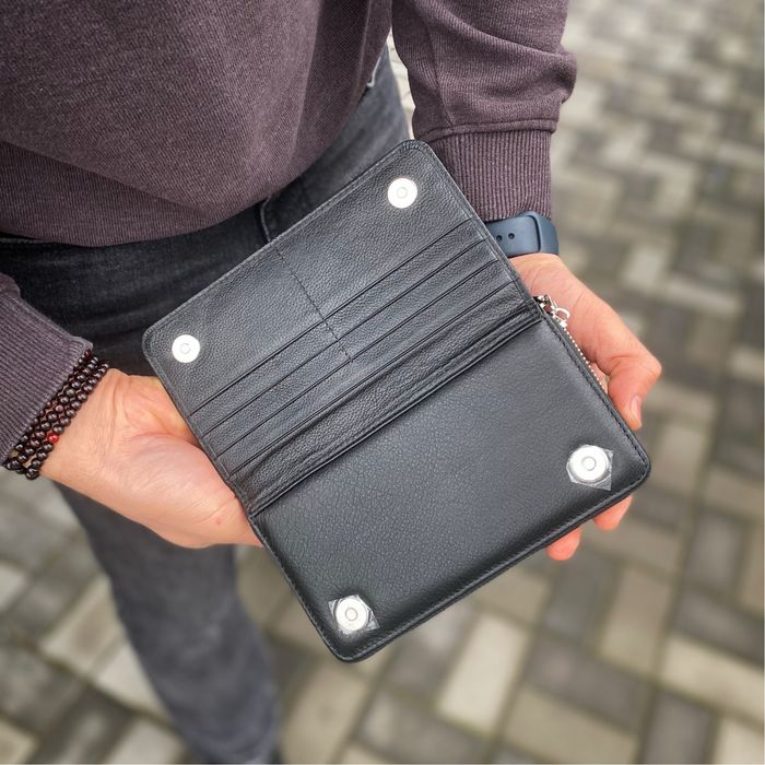 Чоловіче портмоне клатч гаманець натуральна шкіра AVERO