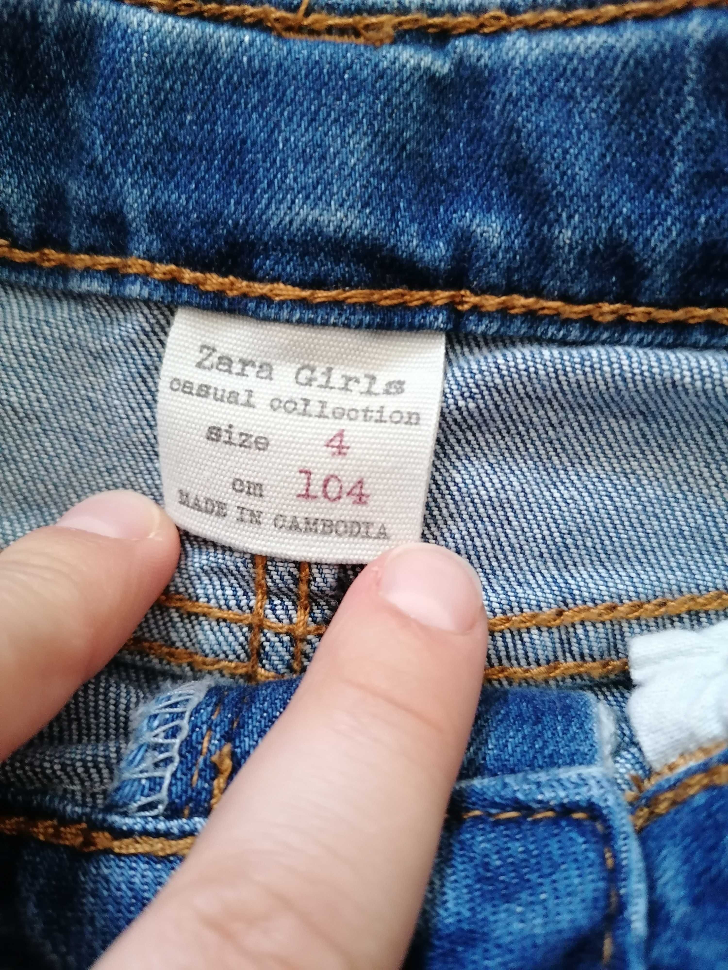 Фирменная джинсовая юбка Zara\104