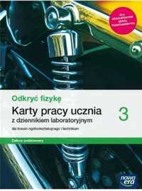 Karty pracy Odkryć fizykę 3 ucznia ZP Nowa Era