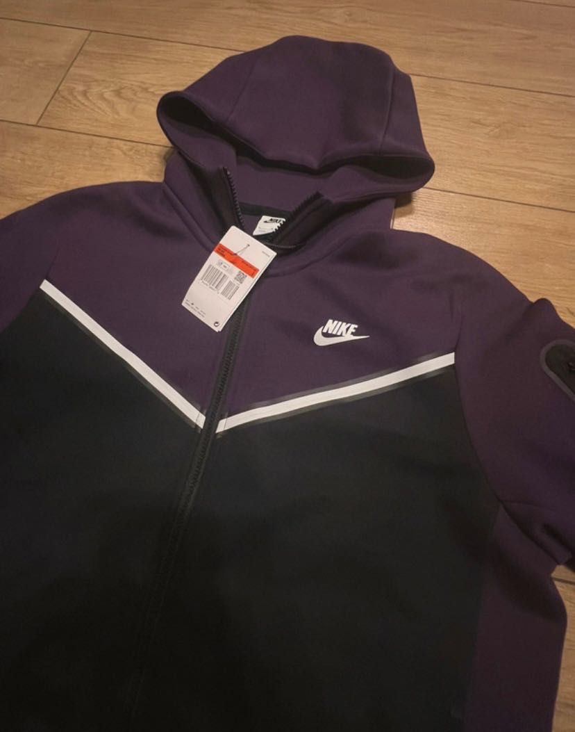 Tech Fleece Purple Black Rozmiar L