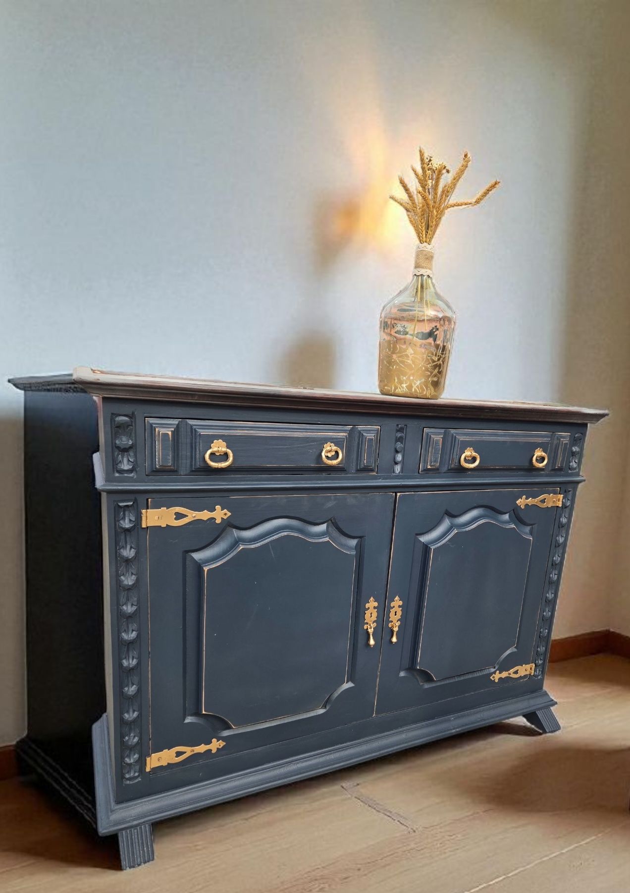 Aparador Vintage French Cinzento