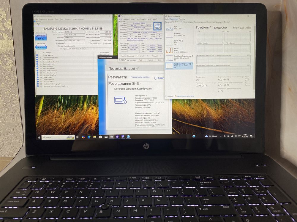 ‼️Мобільна станція‼️Nvidia• HP Zbook 17 G4 17.3’ i7-7820 HQ 16/512