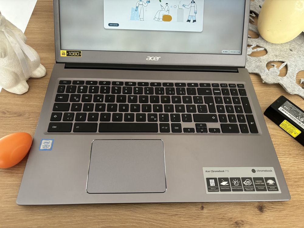 Acer Choromebook 715/Intel Core i3 8th Gen/8GB/SSD128GB!