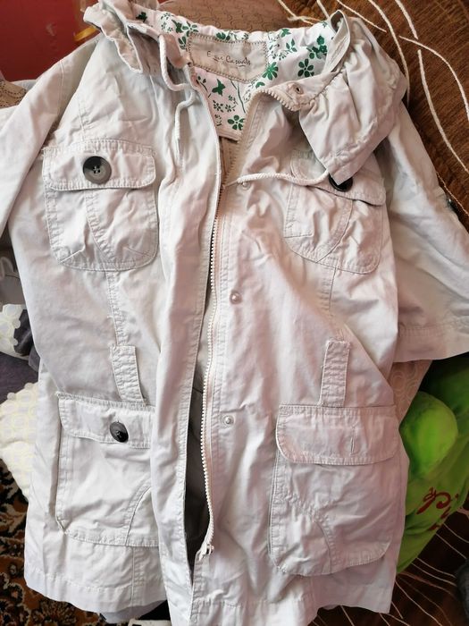 Katana bluzka narzuta rozmiar L na krótki rękaw