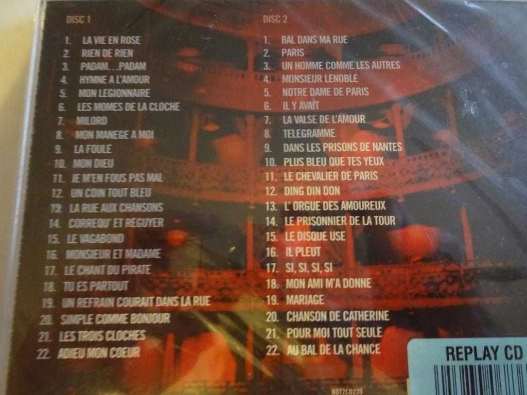 Edith Piaf - La Vie En Rose - 44 Piosenki Wielkiej Artystki - Płyta CD