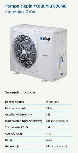 Pompa ciepła Nowa York
