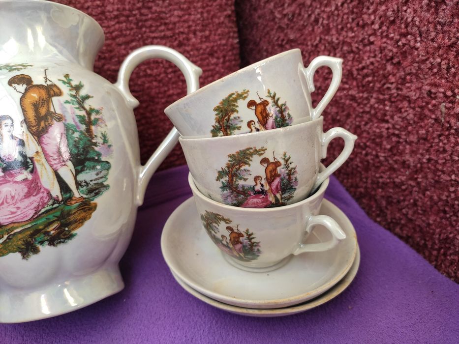 Сервіз Мадонна Пастух і Пастушка,6 чашок!