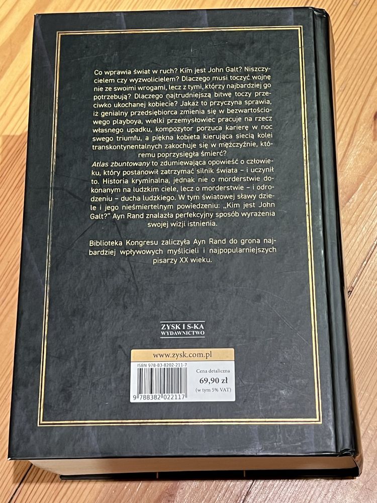 książka Atlas zbuntowany Ayn Rand