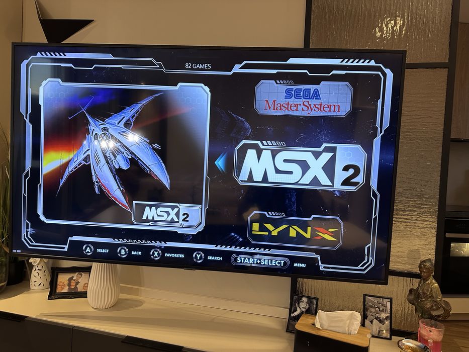 Retro Konsola 4K, 55000 gier, bezprzewodowa, 2 pady