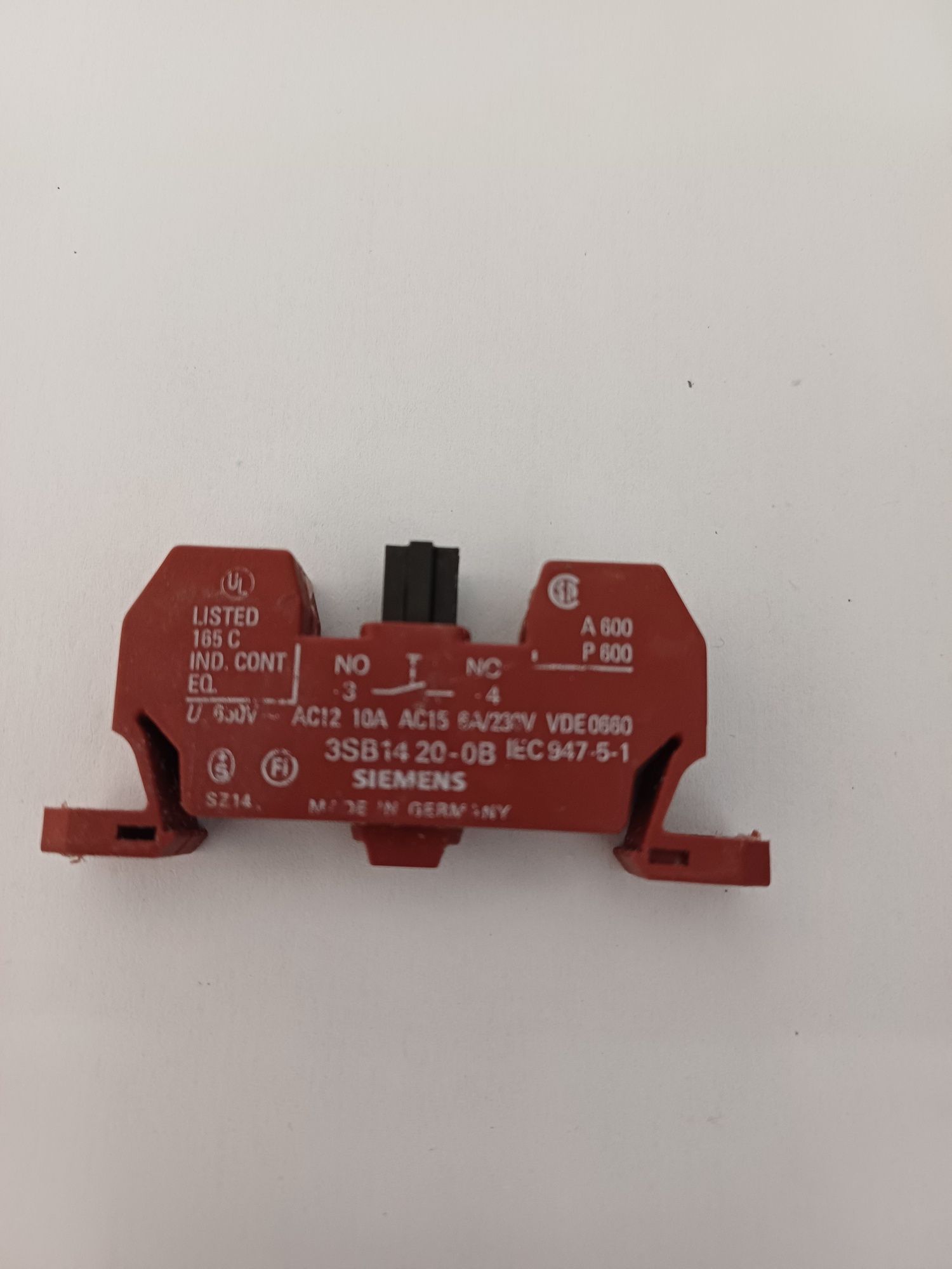 Contact block Siemens 3SB14 20-0B Wrocław