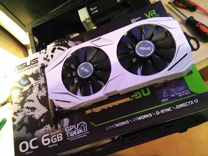 продам відеокарту Asus Geforce Gtx 1060 OC 6Gb Dual