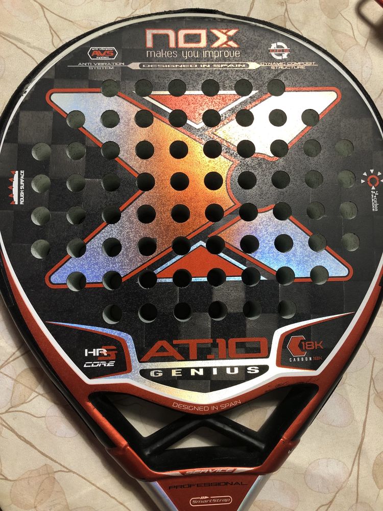 Raquete de Padel NOX AT10 18k Genius