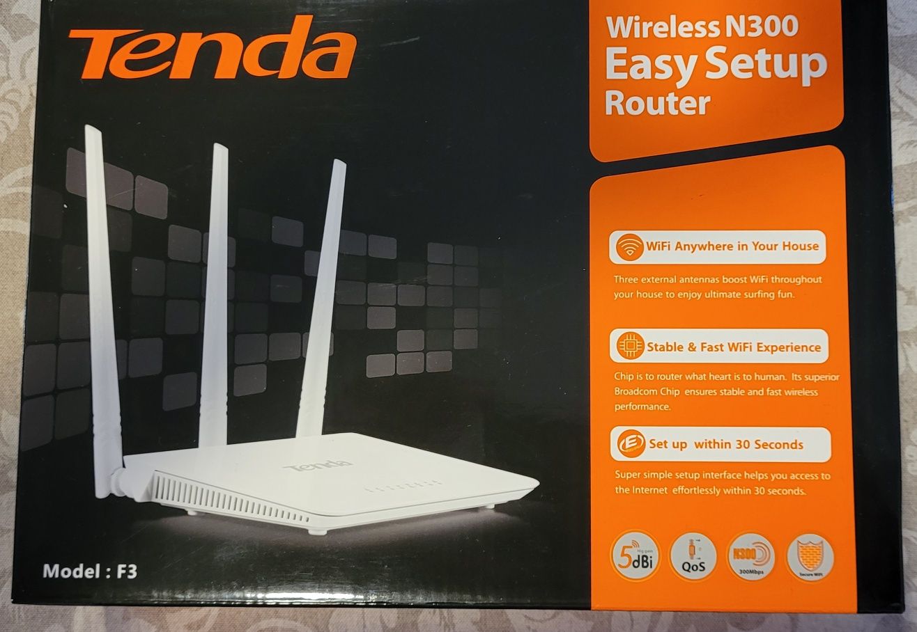 Router Tenda N300 f3