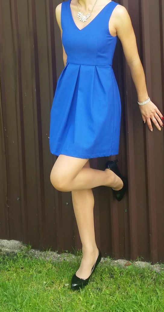Chabrowa sukienka xs