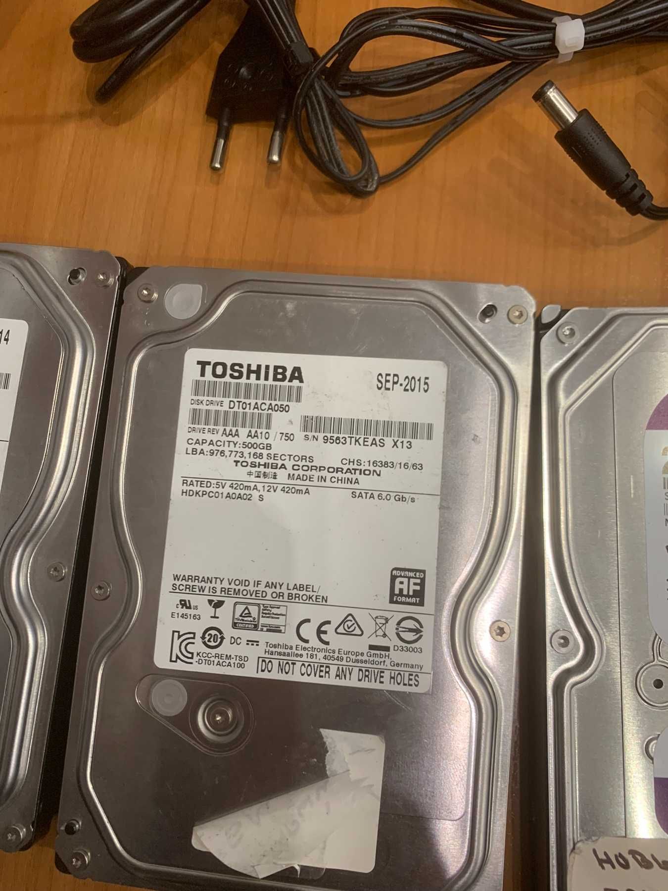 Жесткий диск HDD 3.5 Toshiba 500Gb DT01ACA050
