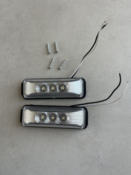 4x lampki Led obrysowe czołowe biała barwa! 12/24v 4 szt za 49 zł nowe