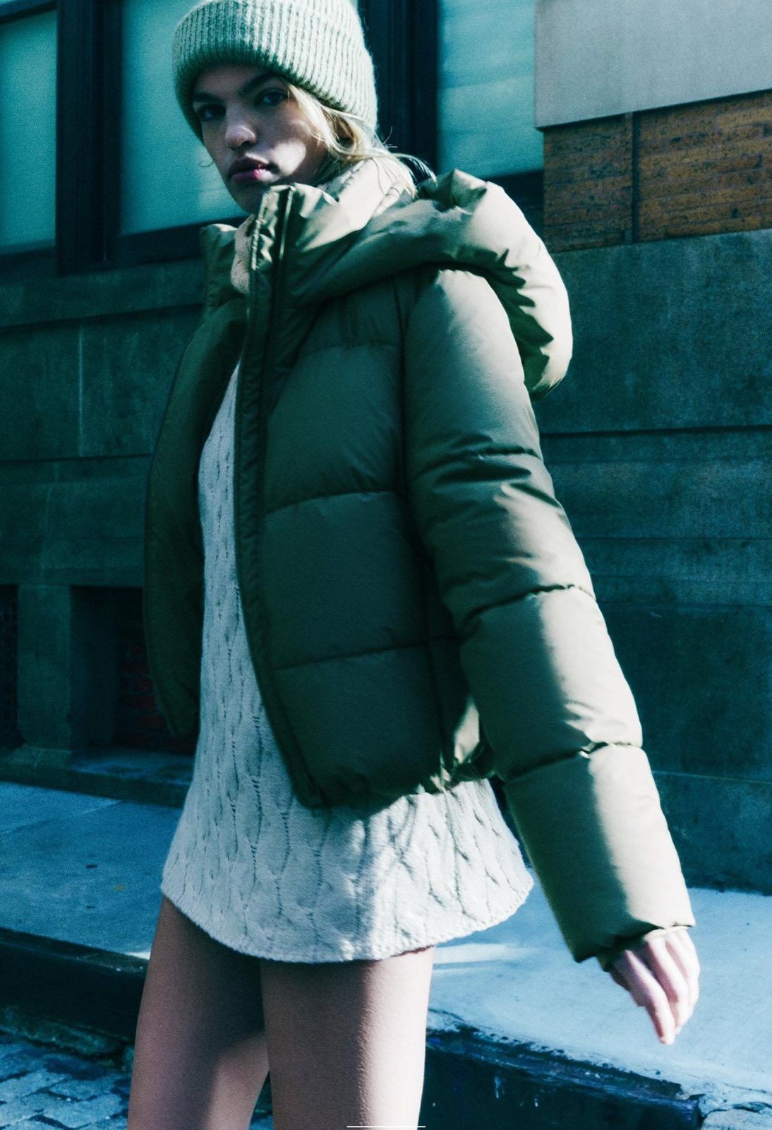 Куртка пуфер зимова, ZARA ,розмір Л