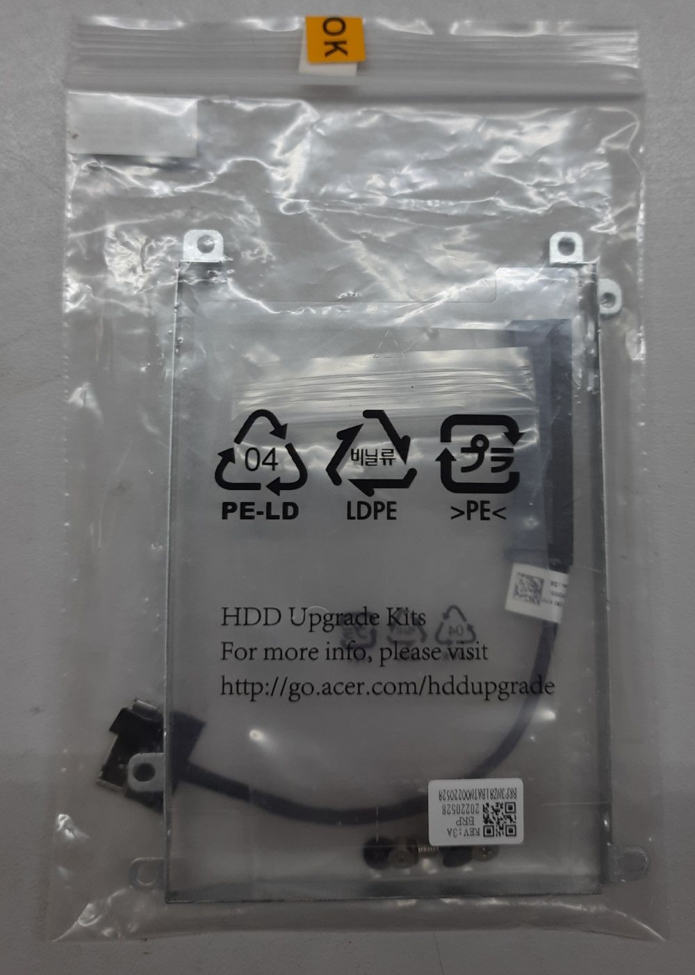 HDD Kit/ шлейф на HDD/ переходник Aser, Lenovo, Del